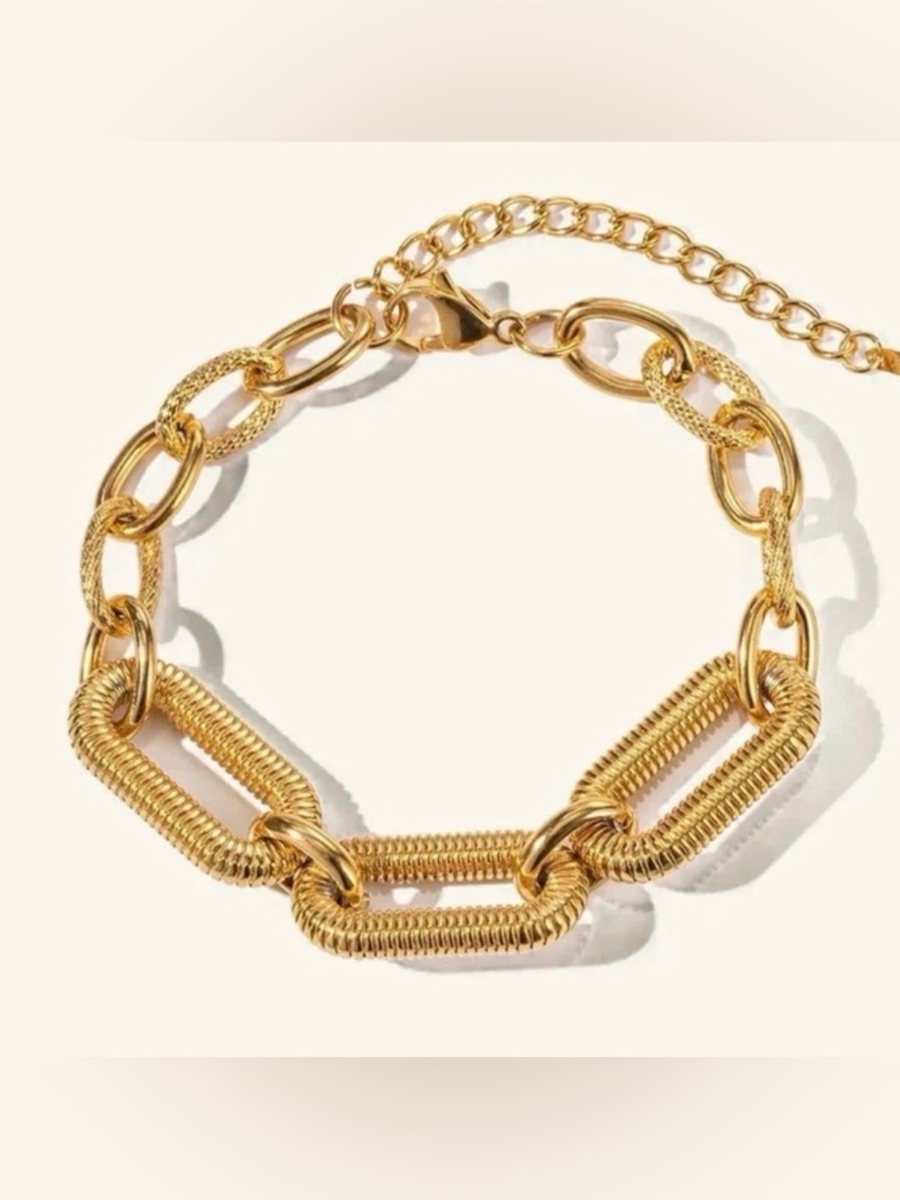 Chunky Paperclip Chain Bracelet